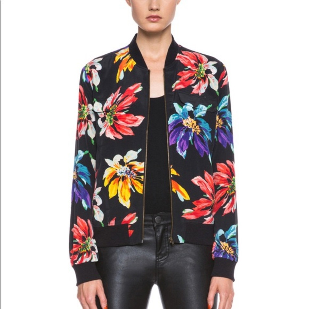 Equipment Abbot Silk Bomber Jacket